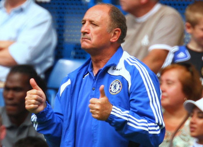 Luiz Felipe Scolari, knattspyrnustjóri Chelsea.