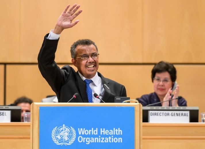 Tedros Adhanom Ghebreyesusog Margaret Chan.