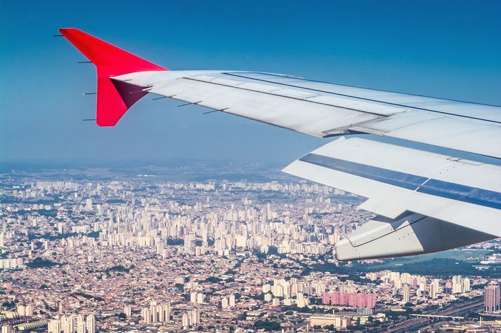 Maðurinn var handtekinn á Guarulhos-flugvelli í Sao Paulo.