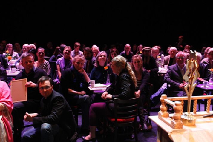 Frá kynningu tilnefninga til Grímunnar 2009.