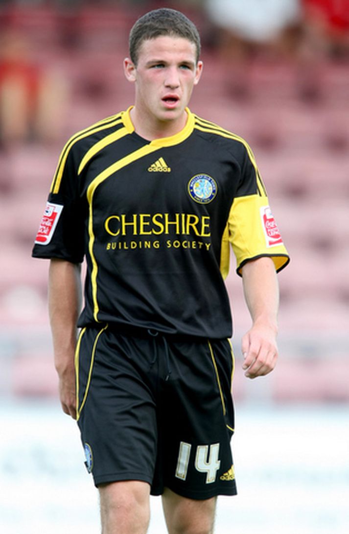 John Rooney í leik með Macclesfield.