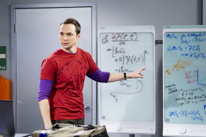 Jim Parsons í hlutverki sínu sem Sheldon Cooper.