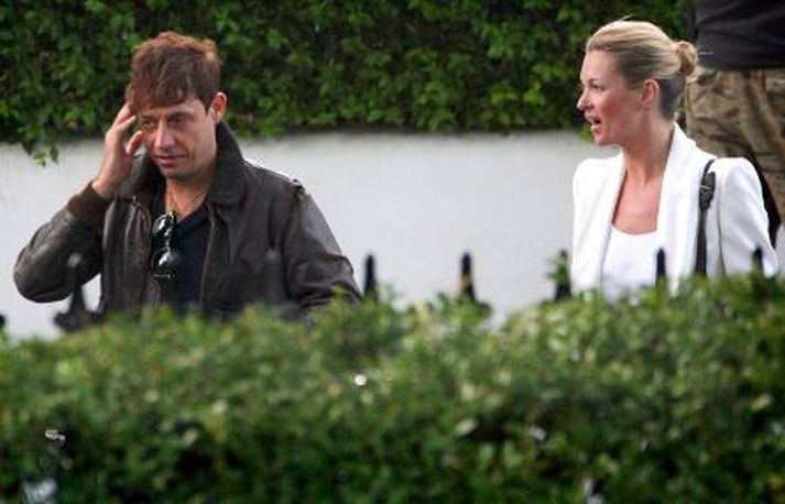 Jamie Hince og Kate Moss.