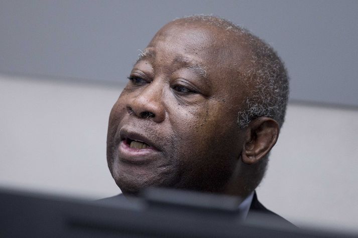 Réttarhöld yfir Gbagbo hófust í Haag í morgun.