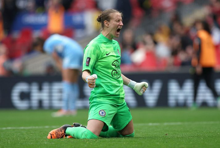 Ann-Katrin Berger hefur leikið sinn síðasta leik fyrir Chelsea.