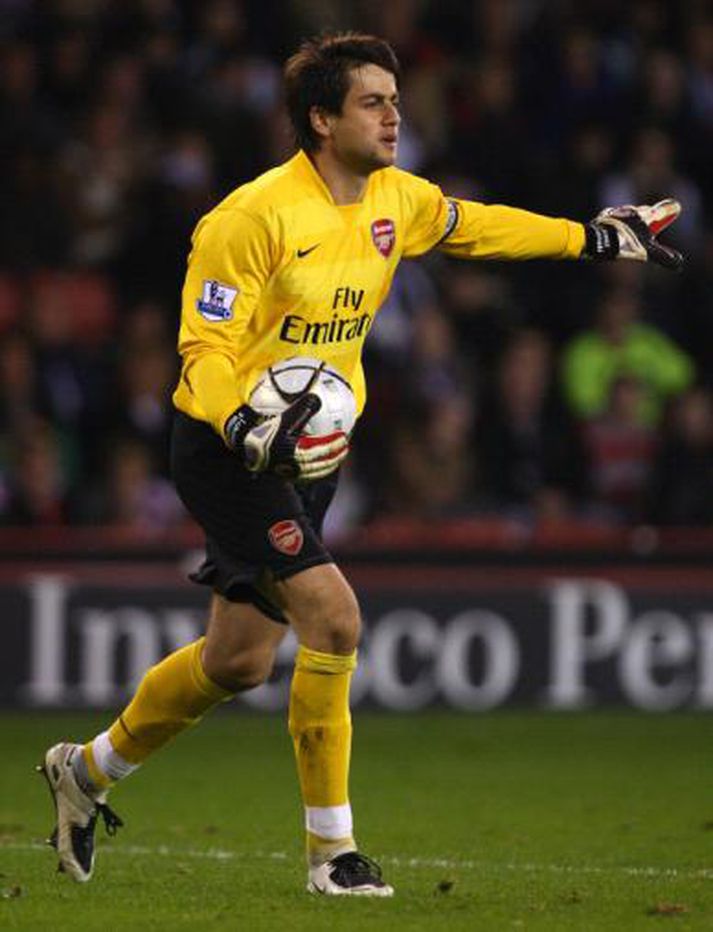 Fabianski í deildabikarleik.