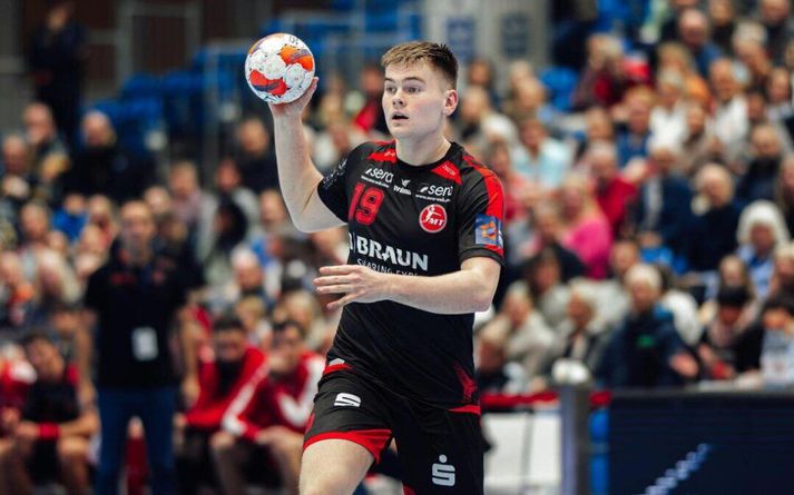 Reynir Þór Stefánsson var markahæstur hjá Melsungen. 