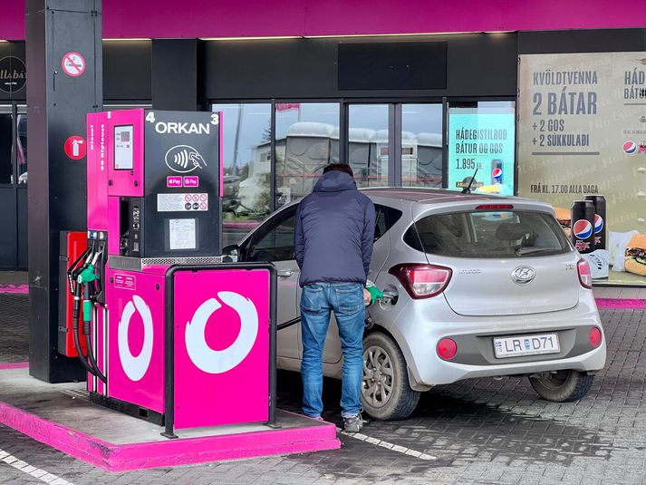 Eldsneytisverð hafði mikil áhrif á mælinguna.