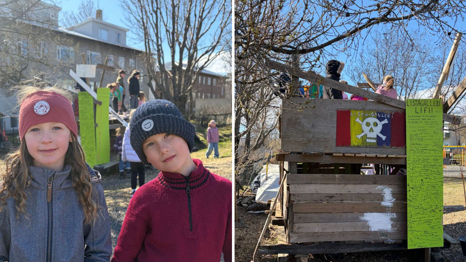 „Við erum bara að mót­mæla“
