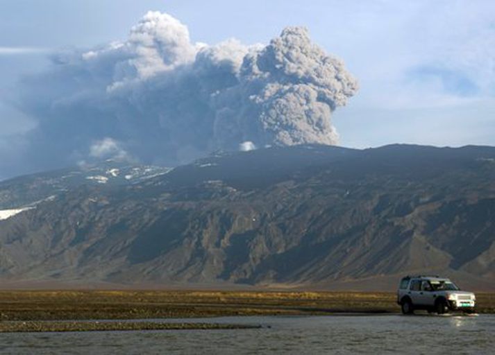 Eyjafjallajökull gaus