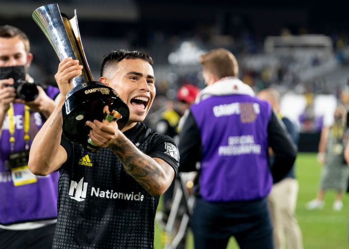 Lucas Zelarrayan hefur verið lykilmaður í liði Columbus Crew síðustu misseri. Liðið varð bandarískur meistari í fyrra og og vann svo Cruz Azul frá Mexíkó á dögunum í árlegum leik meistaraliða Bandaríkjanna og Mexíkó.