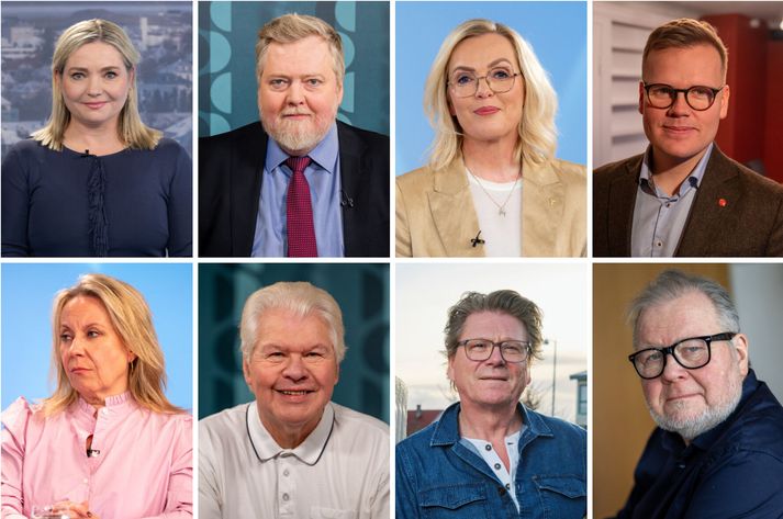 Þau ætla að kryfja kosningarnar í Sprengisandi.