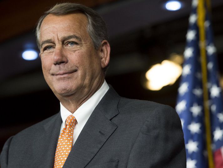 John Boehner tók við stöðu þingforseta fulltrúadeildarinnar árið 2011 en sagði af sér 2015.