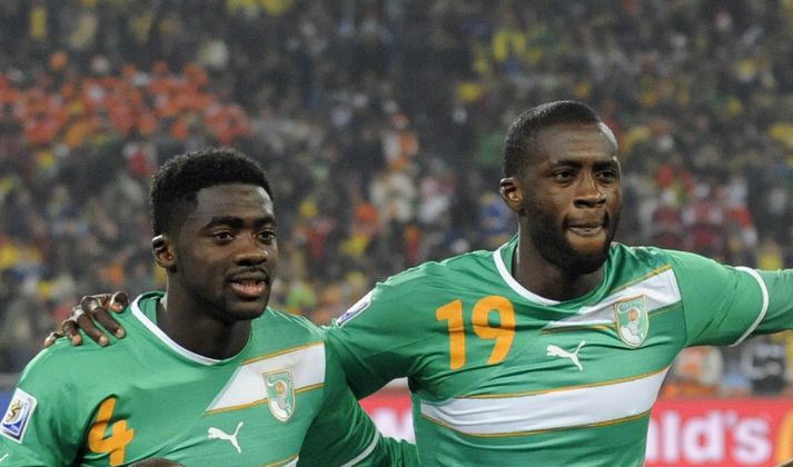 Kolo Touré og Yaya Touré.