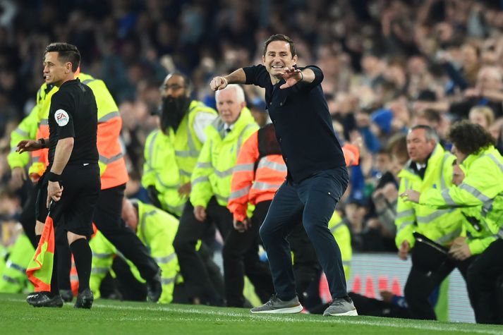 Frank Lampard hfaði svo sannarlega ástæðu til að fagna í kvöld.