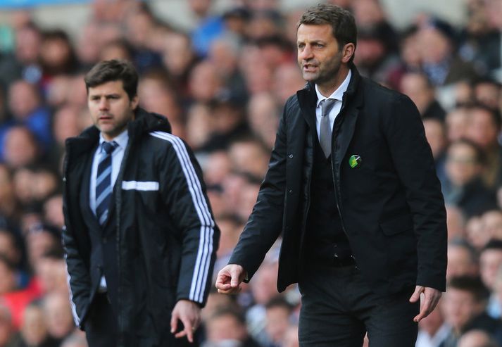 Mauricio Pochettino og Tim Sherwood.