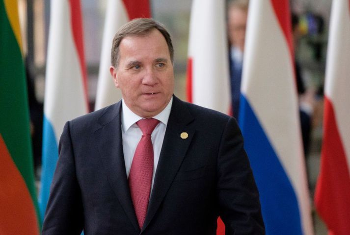 Stefan Löfven, forsætisráðherra Svíþjóðar, hefur staðið í ströngu síðustu mánuði.