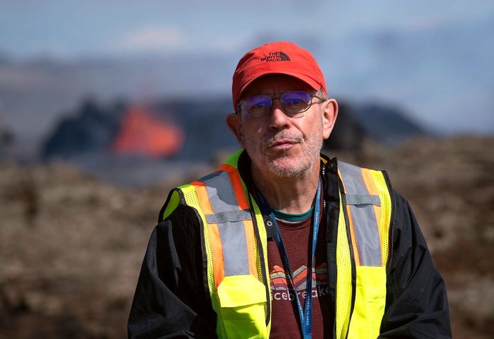 Nýsjálendingurinn Bruce Houghton er eldfjallafræðingur við Háskóla Hawaii.