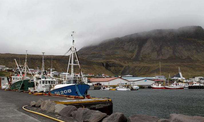 Frá Ólafsvík. Ljósleiðarinn sem slitnaði liggur á milli bæjarins og Borgarness.