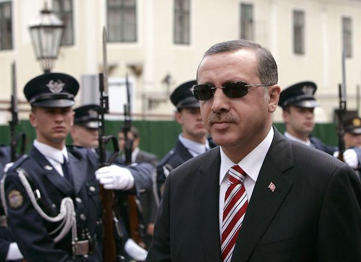 Recep Tayyip Erdogan Forsætisráðherra Tyrklands var í Króatíu í gær, öðru landi sem er að hefja aðildarviðræður við Evrópusambandið.