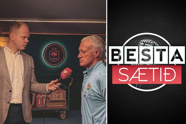 Stefán Árni og Didier Deschamps eru perluvinir.