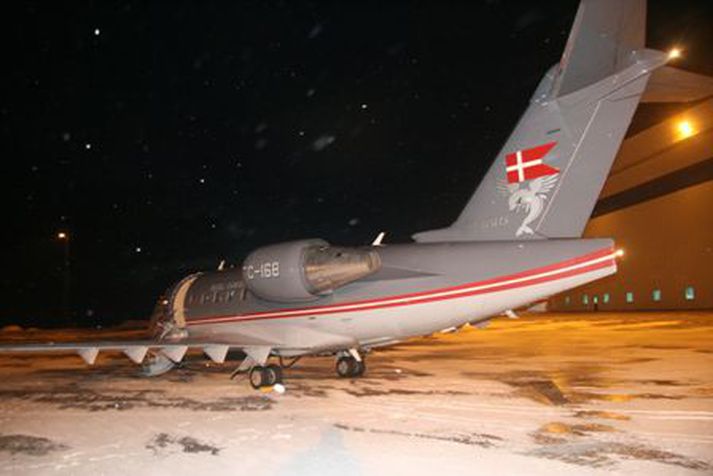 Challenger vél danska flughersins.
