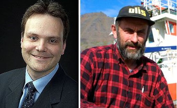 Helgi Áss til vinstri og Jón Guðbjartsson til hægri.