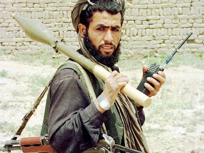 Vopnaður Talibani í Afghanistan.