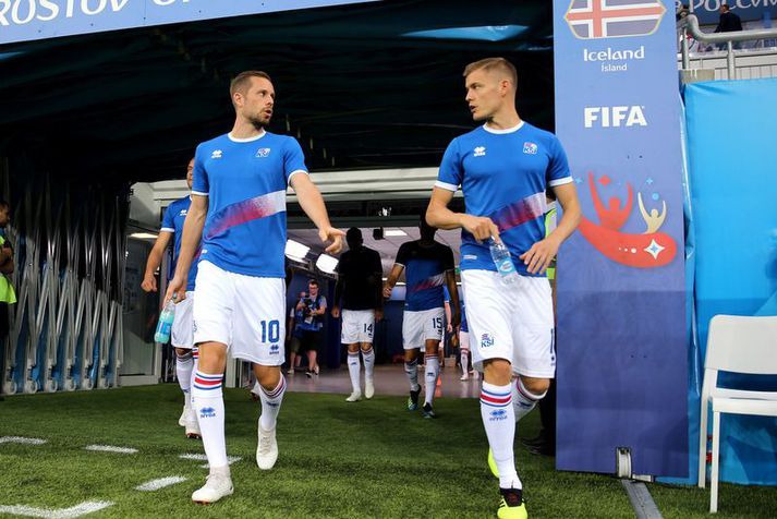  Gylfi Þ'or Sigurðsson og Alfreð Finnbogason gáfu ekki kost á sér í leikina á móti Englandi og Belgíu