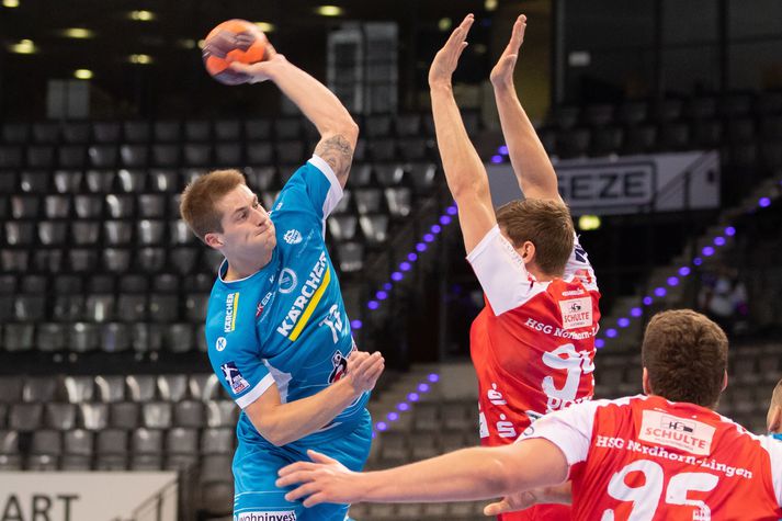 Viggó Kristjánsson er næstmarkahæstur í þýsku úrvalsdeildinni í handbolta.