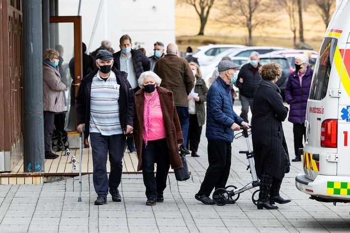 Bólusetningar á höfuðborgarsvæðinu hafa að mestu farið fram í Laugardalshöll. 