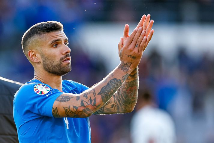 Guðlaugur Victor Pálsson var hreinskilinn í viðtali eftir leikinn í kvöld.