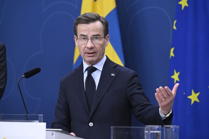 Kristersson var opinskár um gervigreindarnotkun í störfum sínum sem forsætisráðherra. 