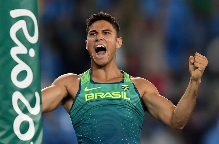 Thiago Braz da Silva varð Ólympíumeistari í heimalandi sínu árið 2016.