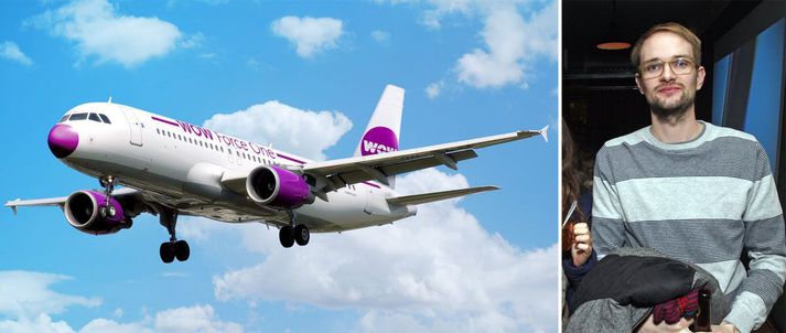 Óttar segir fólk hafa verið hrætt milli fyrstu lendingartilraunarinnar og tilkynningar flugstjórans.