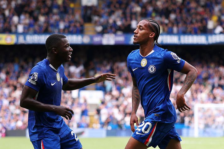 Joao Pedro kom Chelsea í 1-0 rétt áður en flautað var til hálfleiks.