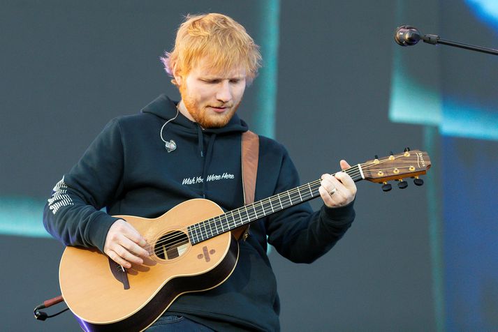 Ed Sheeran er einn vinsælasti tónlistarmaður heims. Hér sést hann á tónleikum á Laugardalsvelli 2019.