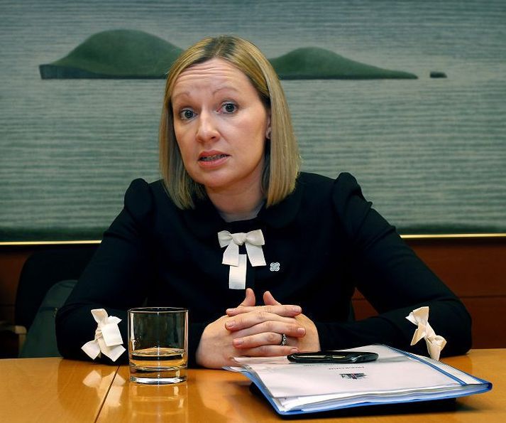 Lucinda Creighton, Evrópumálaráðherra Írlands, segist vongóð um að lausn náist í makríldeilunni. Írar eiga, líkt og Ís