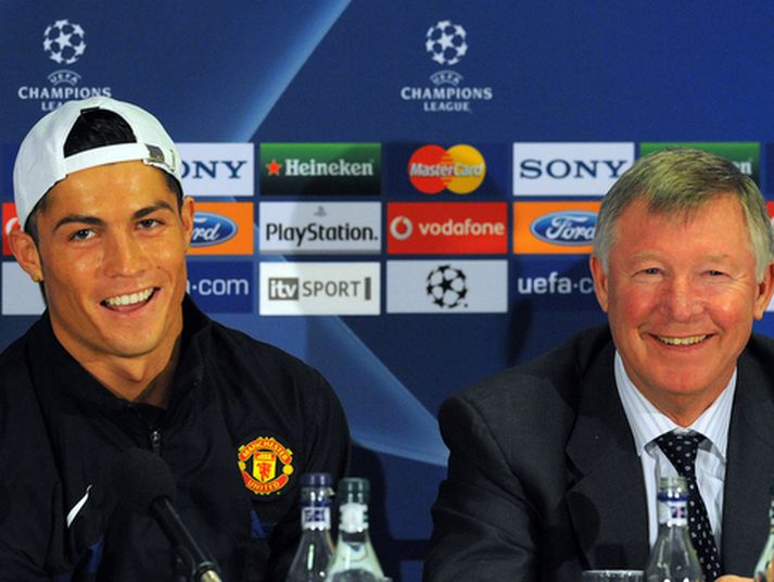 Sir Alex Ferguson og Cristiano Ronaldo.