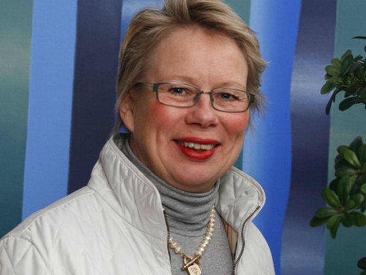 Margrét Guðmundsdóttir, forstjóri Icepharma, er formaður Félags íslenskra stórkaupmanna. Mynd/GVA