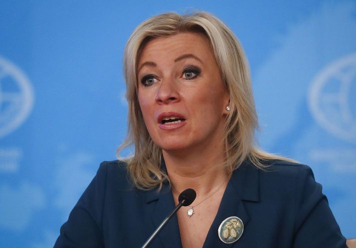 María Zakharova, talskona utanríkisráðuneytis Rússlands.