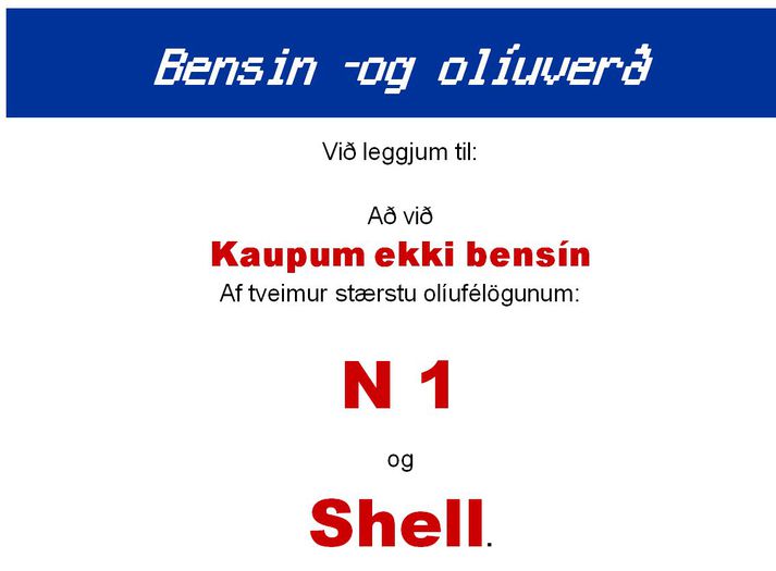 Úr áróðurspóstinum sem gengur nú manna á millum.