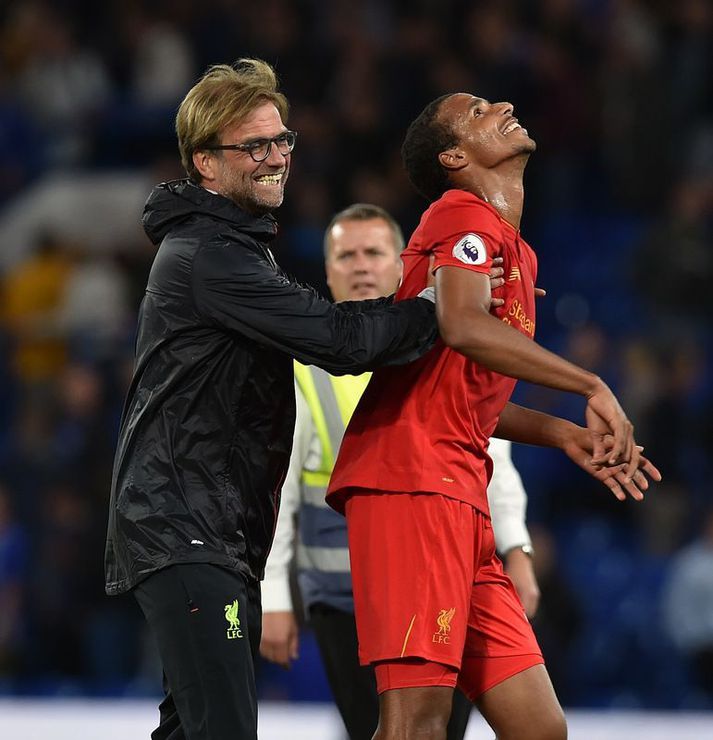 Jürgen Klopp getur verið ánægður með Joel Matip.