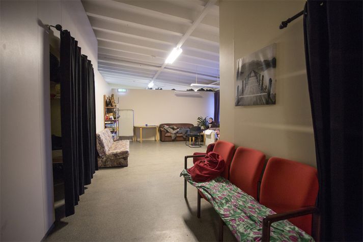 Í Dagsetri Hjálpræðishersins í Reykjavík.