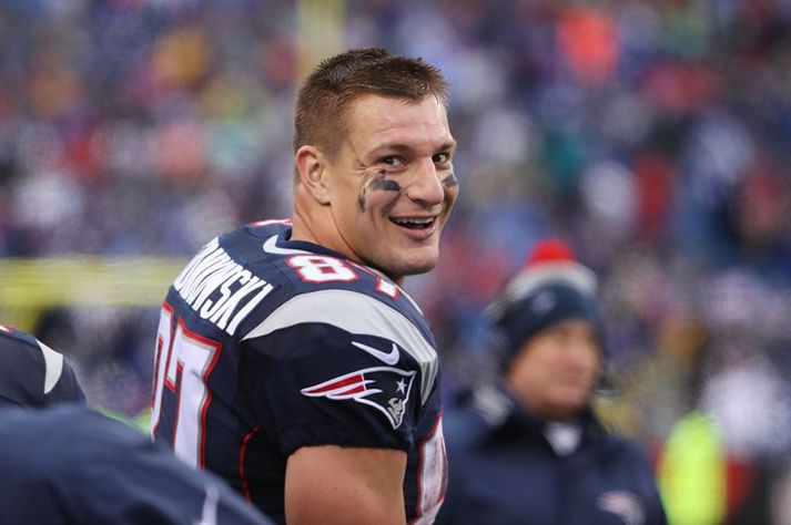 Rob Gronkowski er mikill sprelligosi.