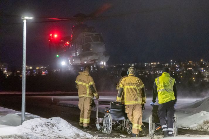 Þyrlusveit Landhelgisgæslunnar hefur komið þremur veikum einstaklingum á Landspítalann síðastliðinn sólarhring. Myndin er úr safni.