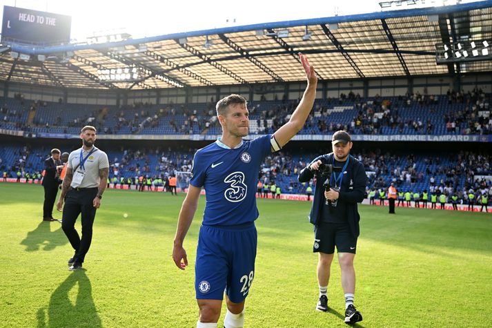 Cesar Azpilicueta gekk í raðir Chelsea árið 2012.