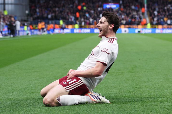 Declan Rice skoraði annað mark Arsenal og átti mikinn þátt í því fyrsta.