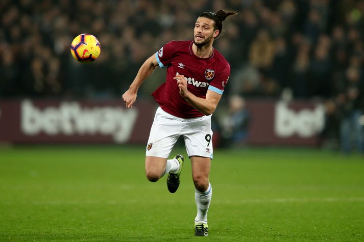 Carroll lék með West Ham í sex ár.