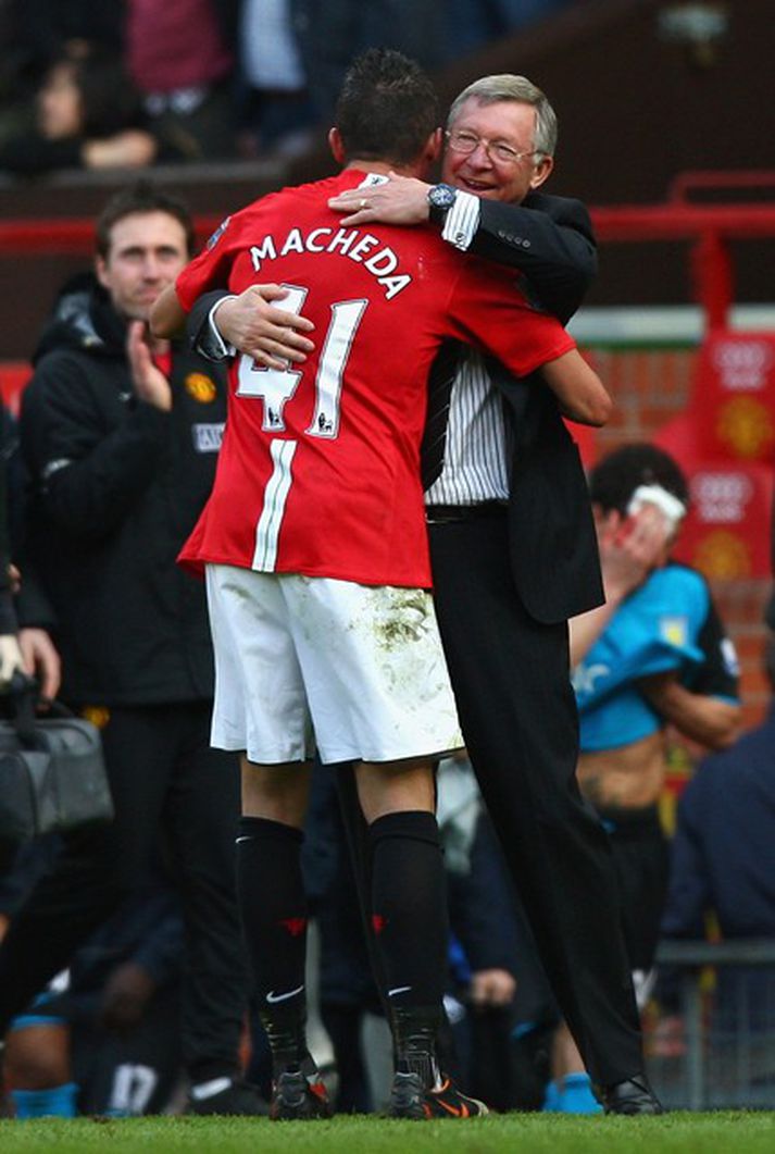 Federico Macheda mun líklega spila aftur fyrir Man. Utd. Mynd / Getty Images